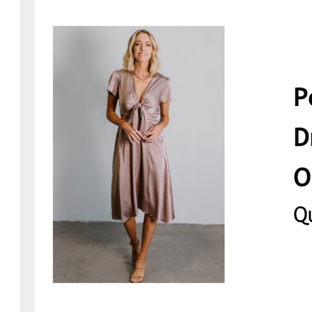 Poppy Satin Midi Dress | Autumn Orchid